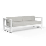 Newport - Sofa, No Welt - Cast Silver / White