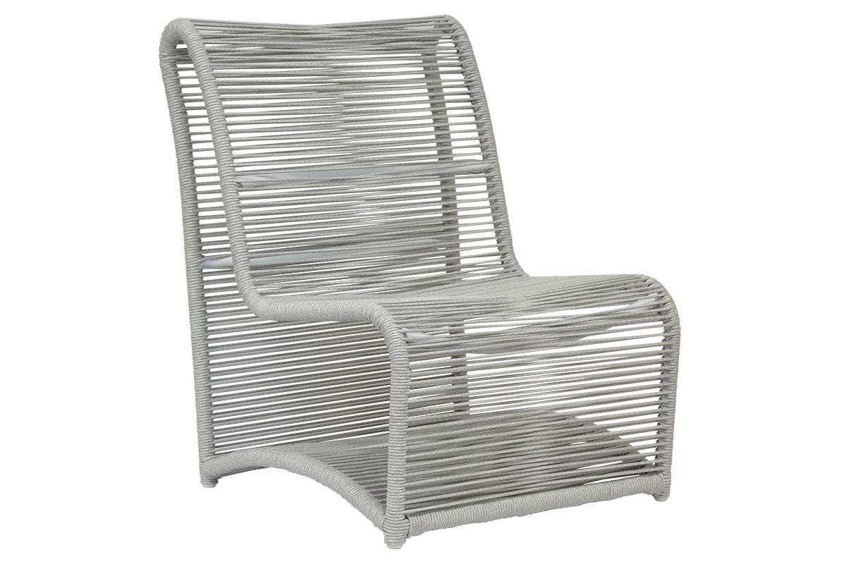 Miami - Armless Club Chair - Frost