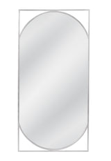 Crux - Floor Mirror - Silver Leaf