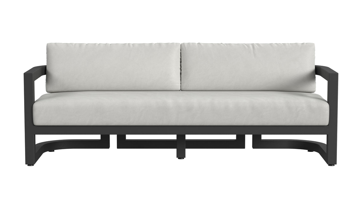 Malibu - Sofa - Black / White