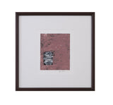 Dual Dichotomy - I Framed Print - Pink / White