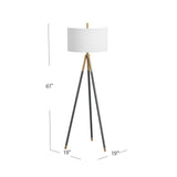 Rowe - Floor Lamp - Black