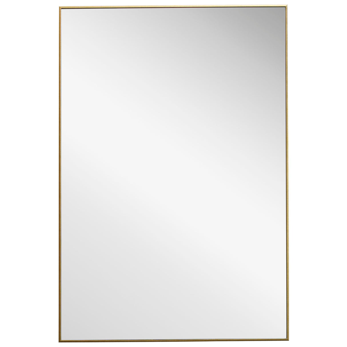 Plain Mirror - Gold Finish