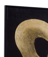 Connected Frame - Canvas (Set of 2) - Black / Gold