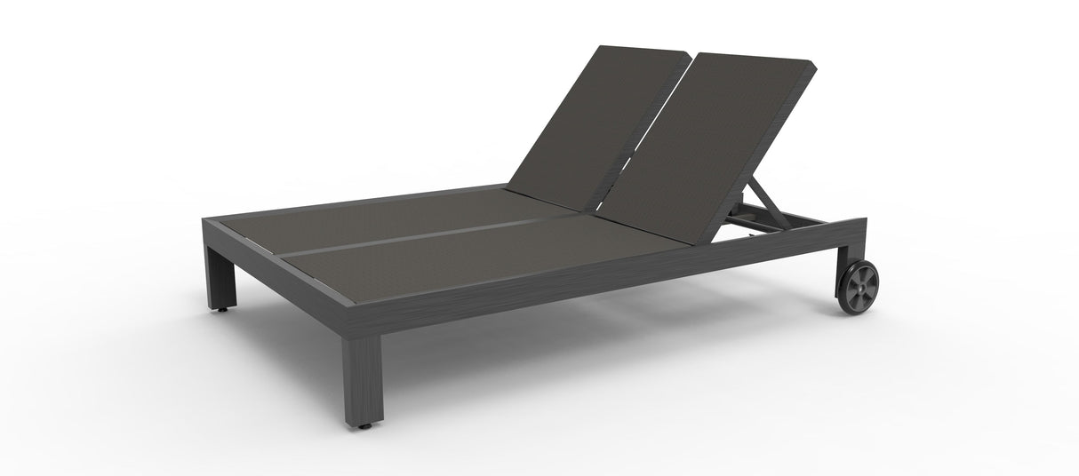 Redondo - Adjustable Double Sling Chaise - Slate