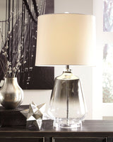 Jaslyn - Pearl Silver Finish - Glass Table Lamp