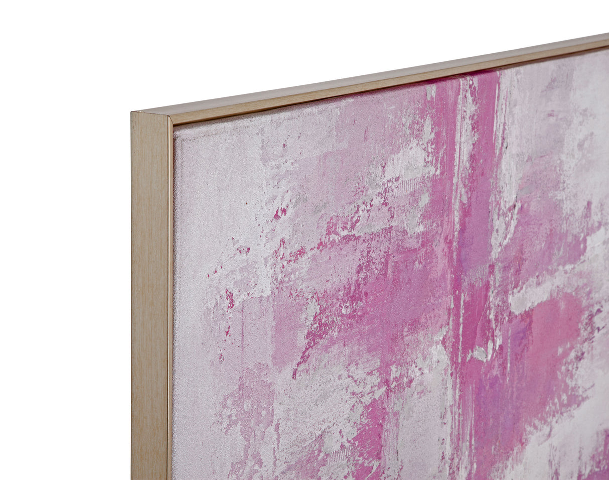 Settled - Canvas Art - Pink