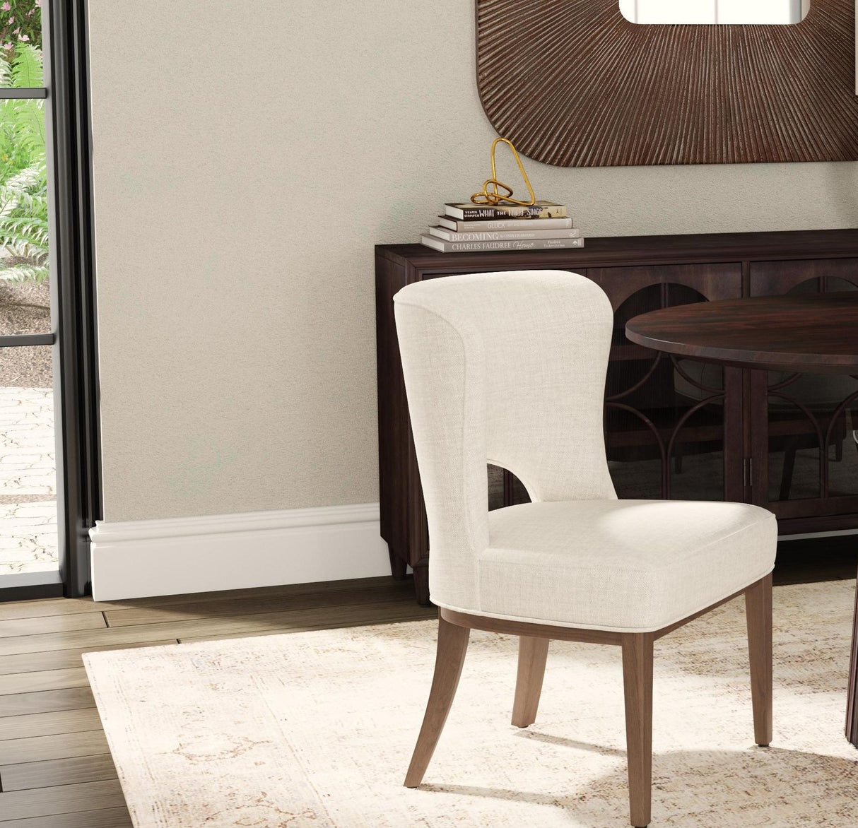 Trevino - Dining Chair (Set of 2) - Clarkson's Sand / Chestnut Brown