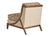 Sunset Key - Tasman Chair - Beige / Dark Brown