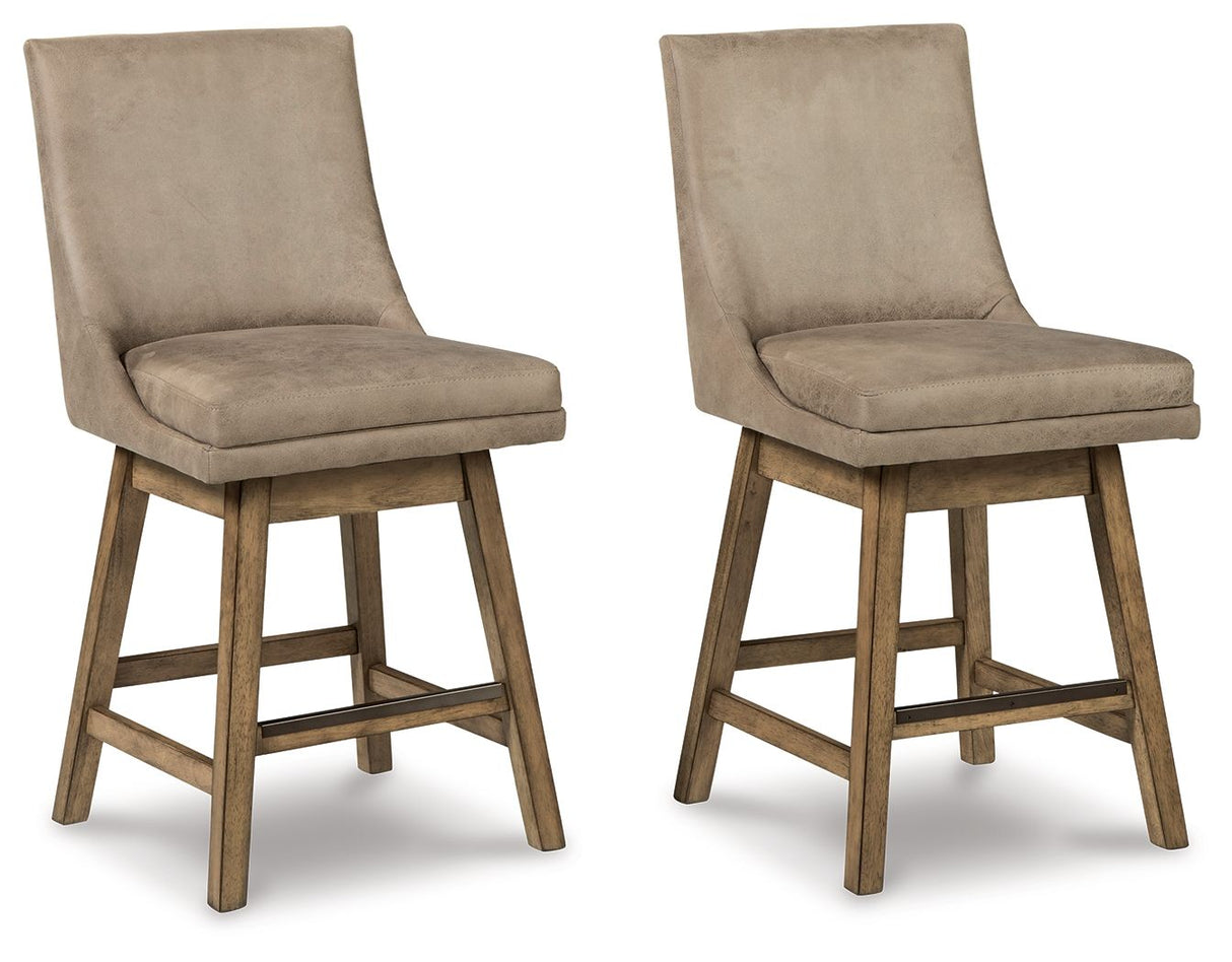 Tallenger - Swivel Barstool (Set of 2)