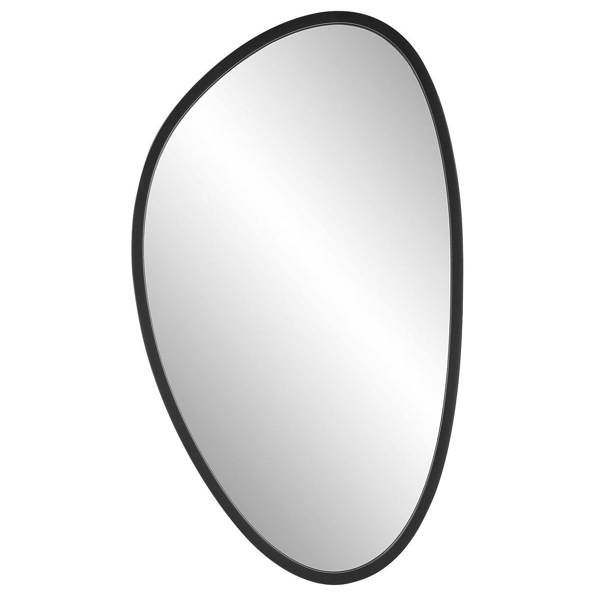 Asymmetrical Mirror - Matte Black