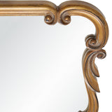 Embellished With Ornate Details Mirror - Antique Gold