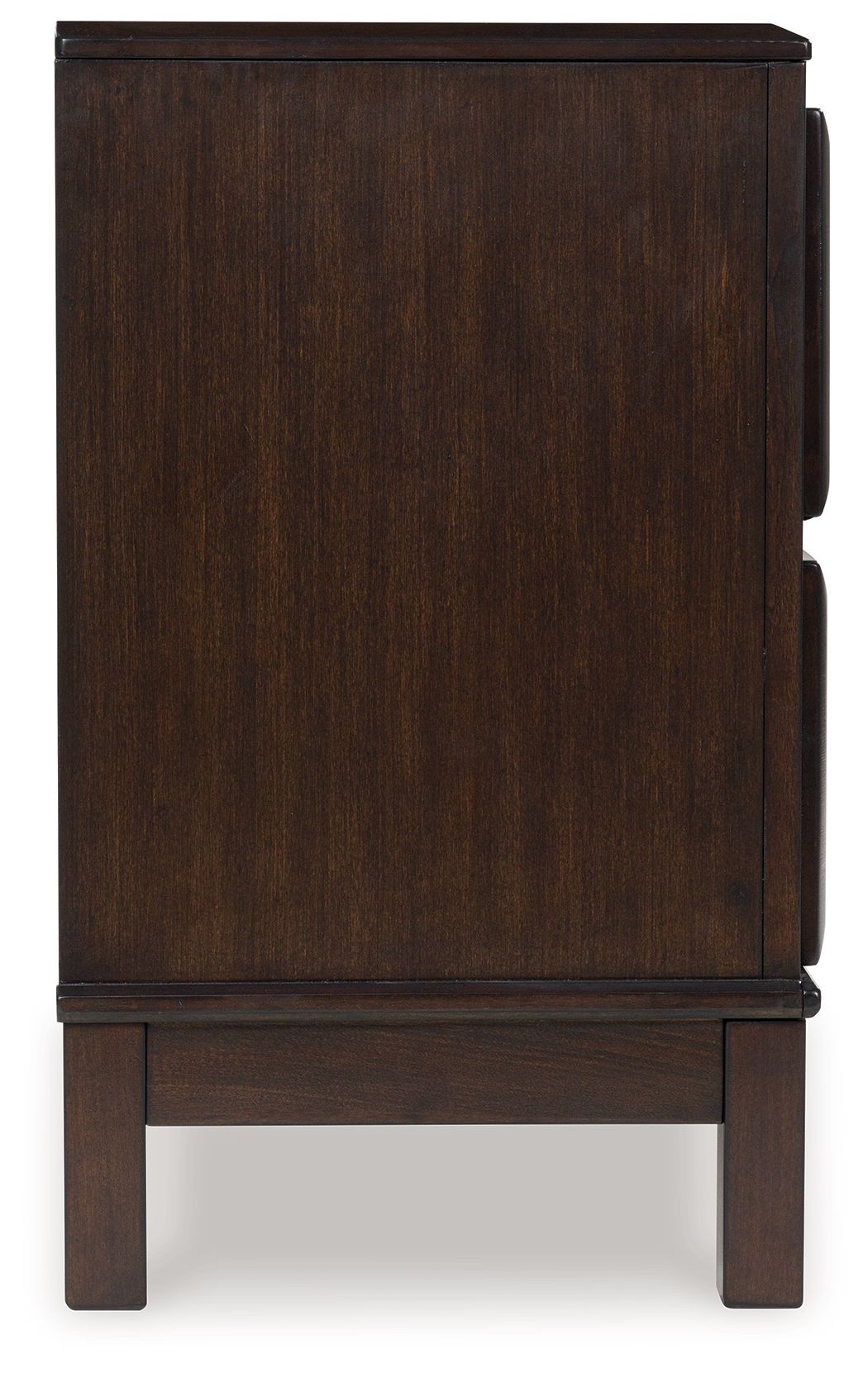 Vanmore - Dark Brown - Two Drawer Night Stand