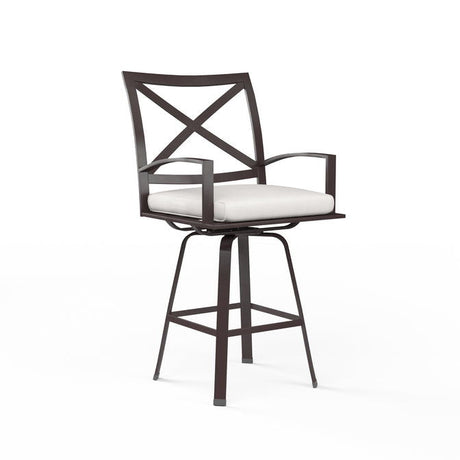 La Jolla - Swivel Barstool, With Self Welt