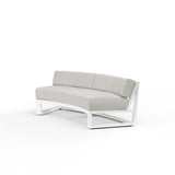 Newport - Curved Sofa - Frost