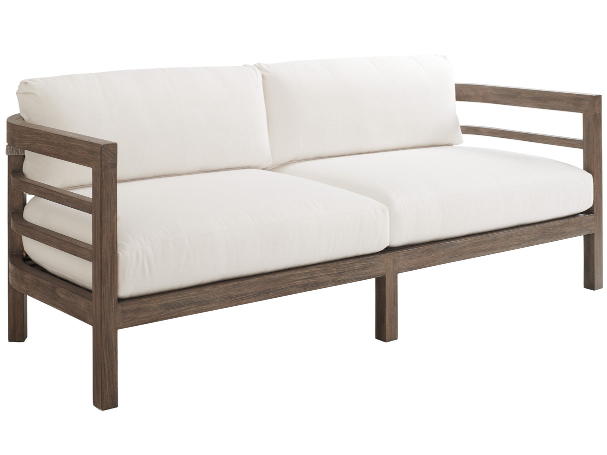 La Jolla - Sofa - White / Dark Brown