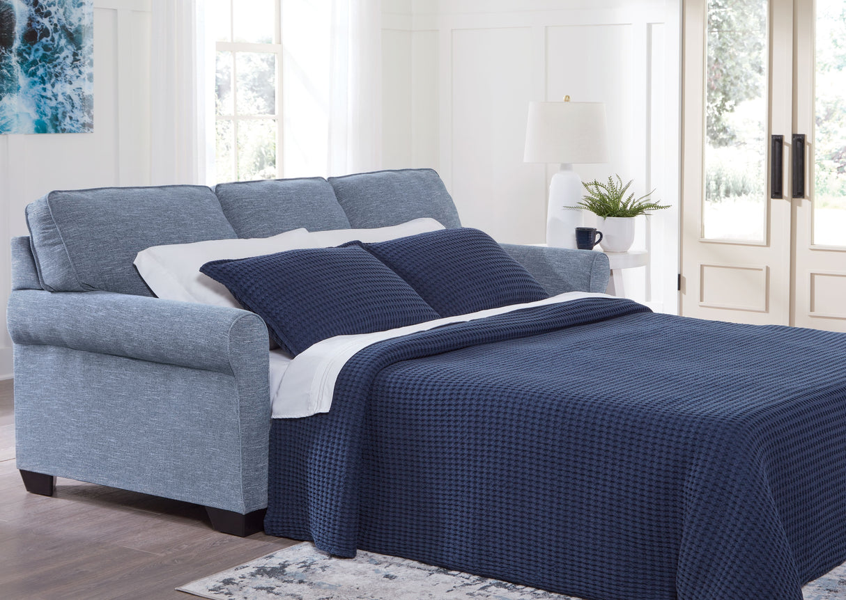 Carissa Manor - Denim - Queen Sofa Sleeper