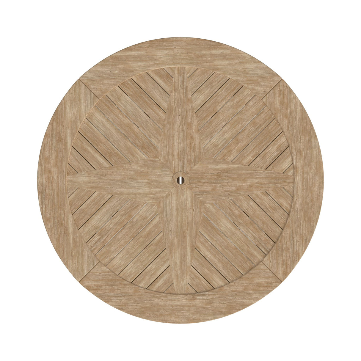 Cambria - 60" Round Dining Table - Light Brown