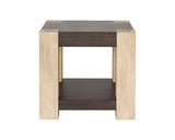 Harmony - End Table - Carbon Mindi / Blonde Acacia