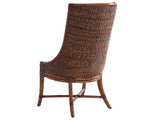 Island Estate - Cruz Bay Host Chair - Dark Brown / Beige