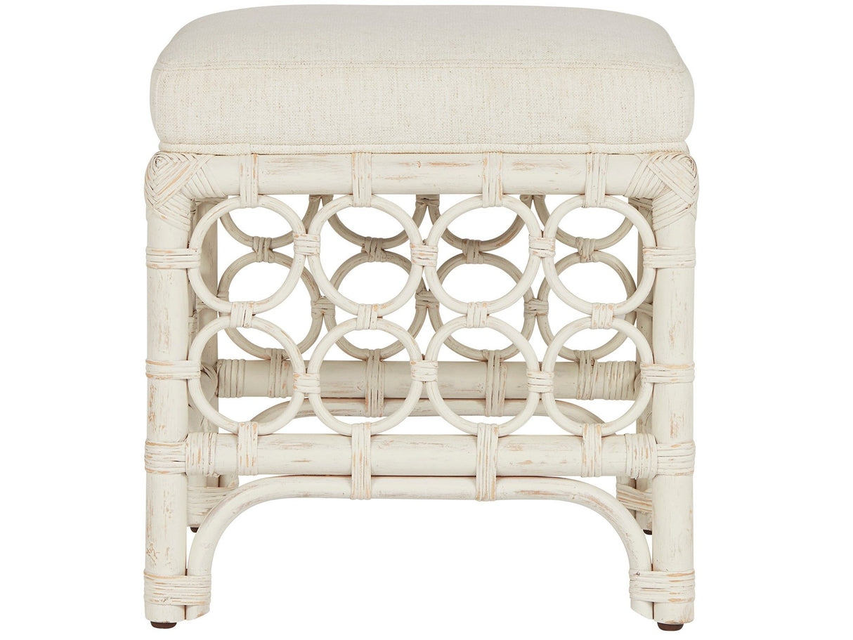 Getaway - Rattan Stool - White