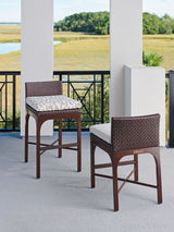 Abaco - Bar Stool - Dark Brown / Beige