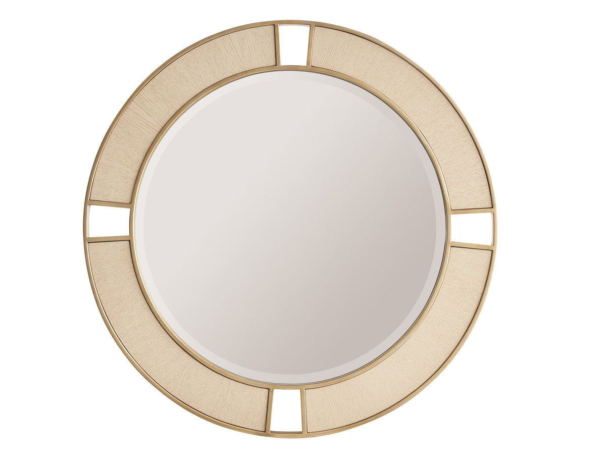 Sunset Key - Nina Round Mirror - Beige