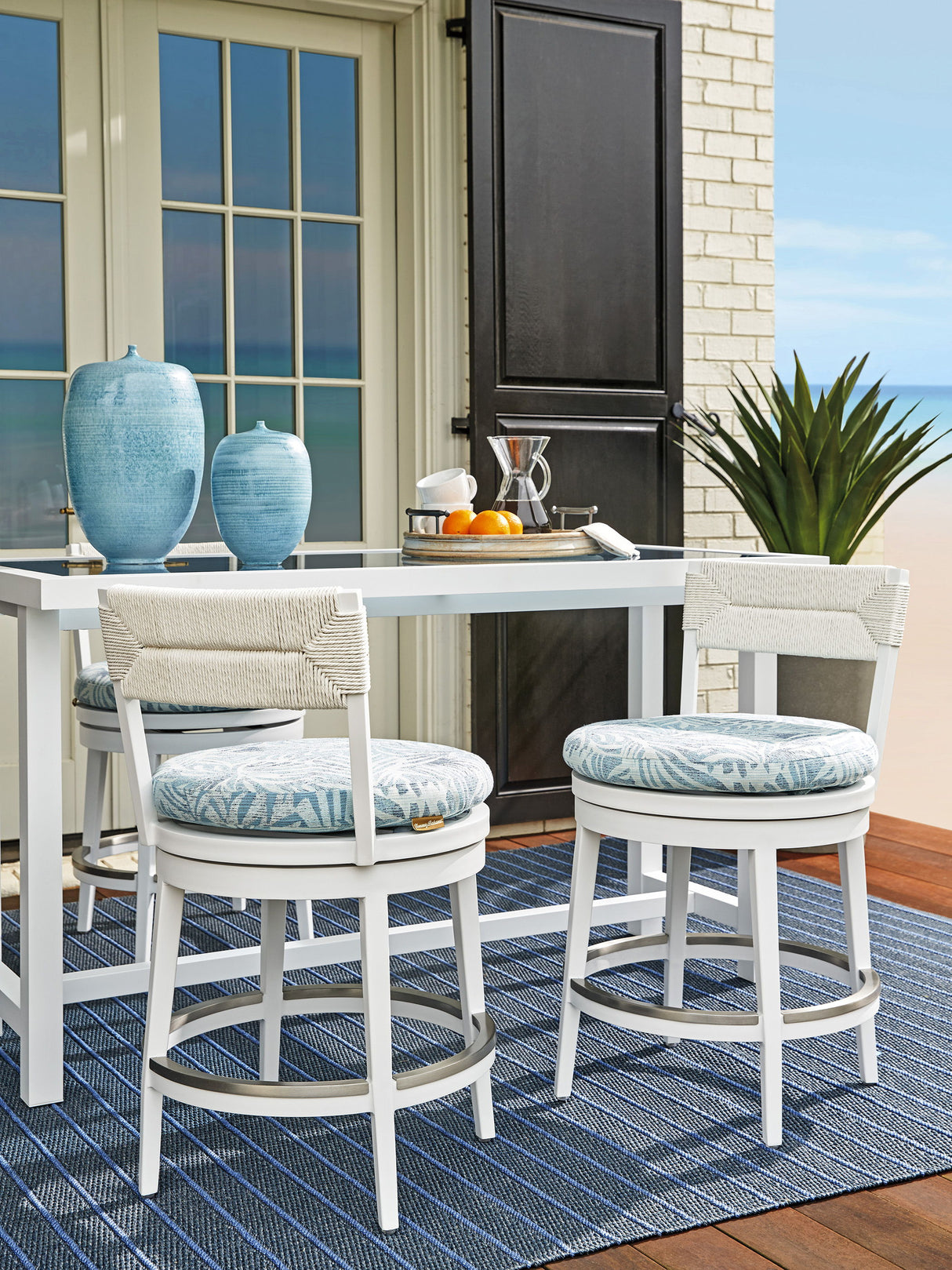 Ocean Breeze Promenade - Swivel Bar Stool