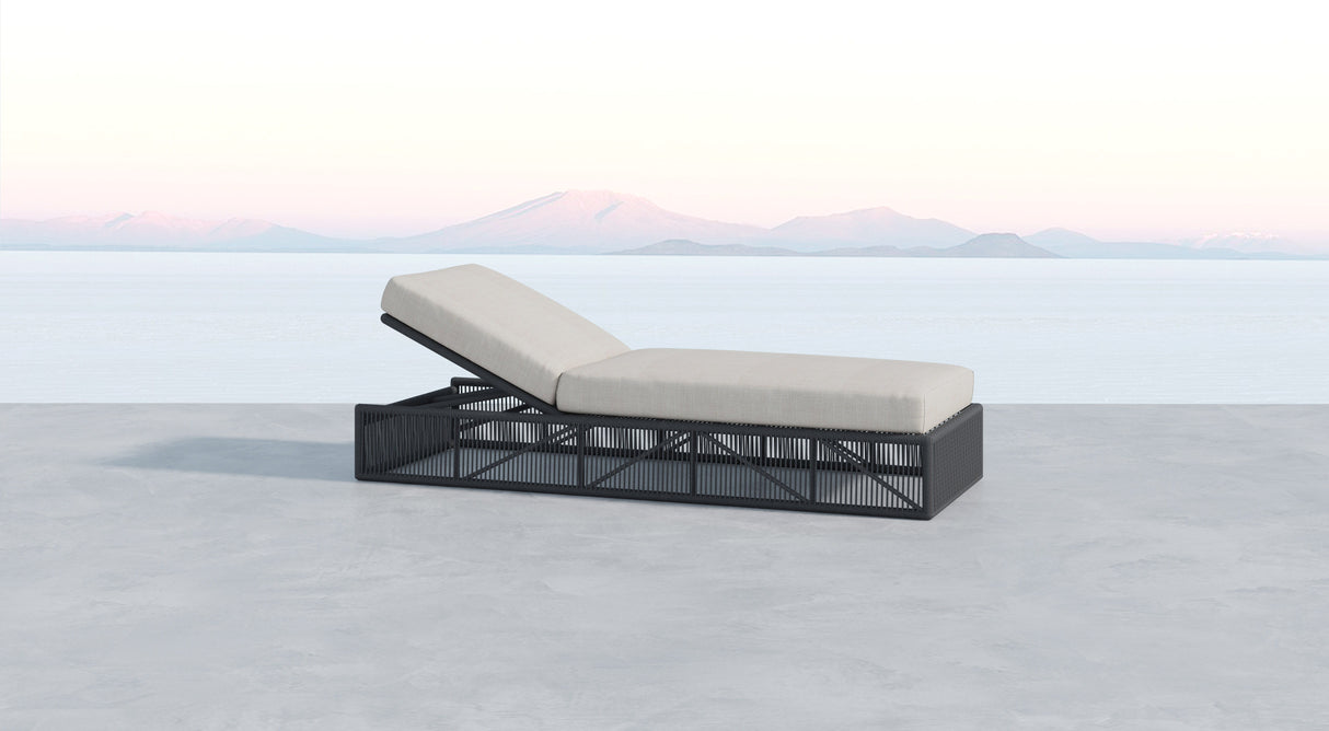 Milano - Adjustable Chaise - Slate