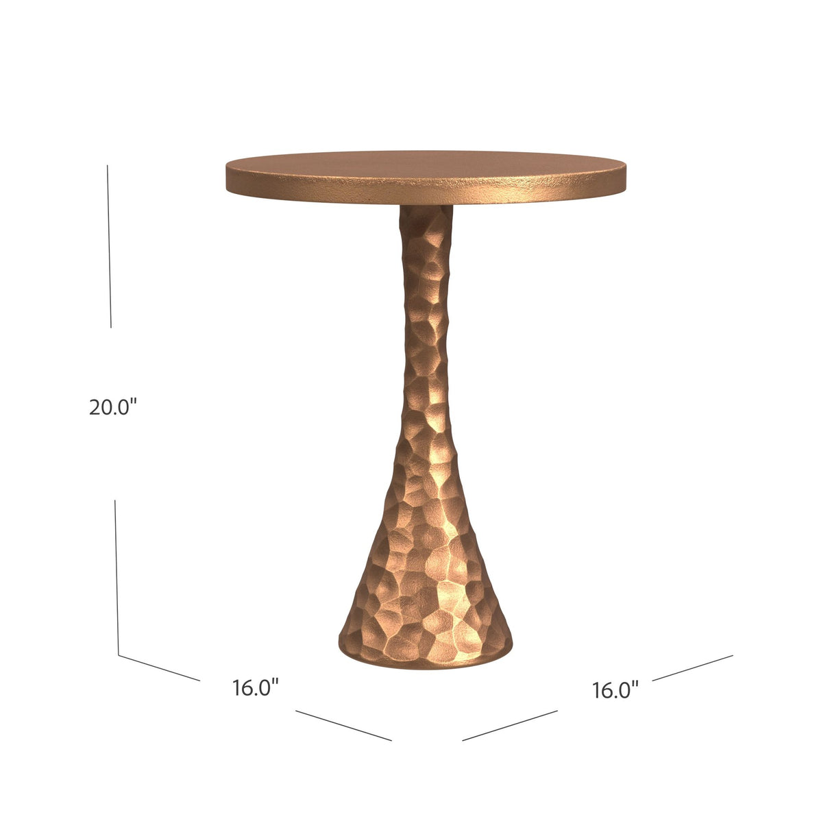 Nero - Scatter Table - Light Brown