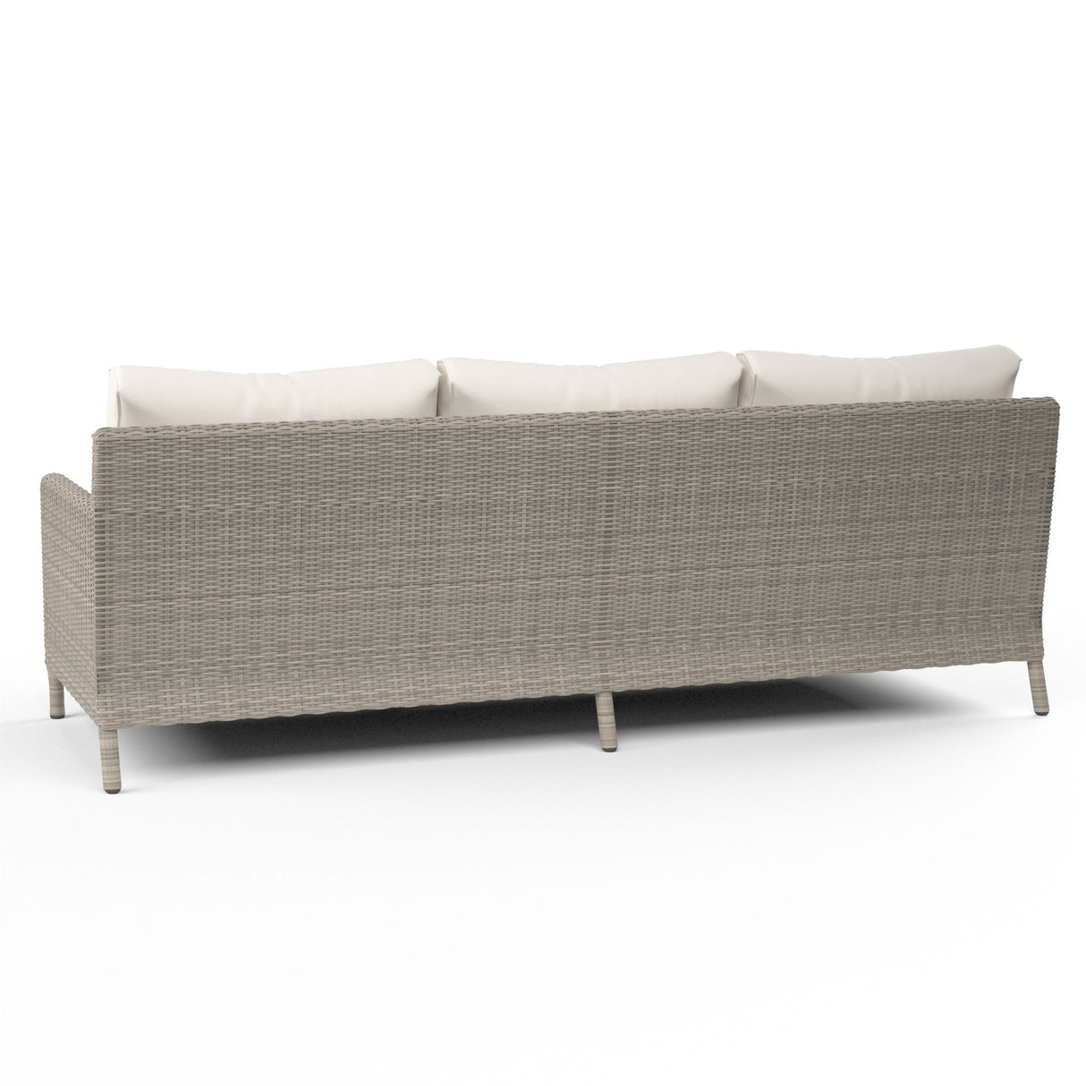 Manhattan - Sofa - White & Light Brown