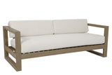 Coastal Teak - Sofa In Canvas, No Welt - Teak