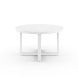 Newport - Aluminum Dining Table - White