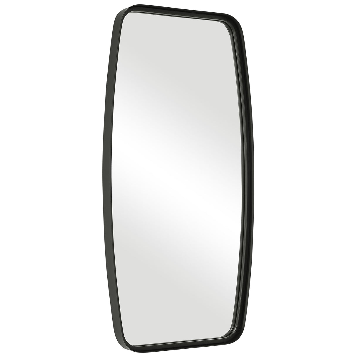 Mirror With Unique Frame - Matte Black