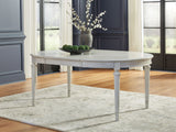 Montelaine - Antique White - Oval Dining Room Extension Table