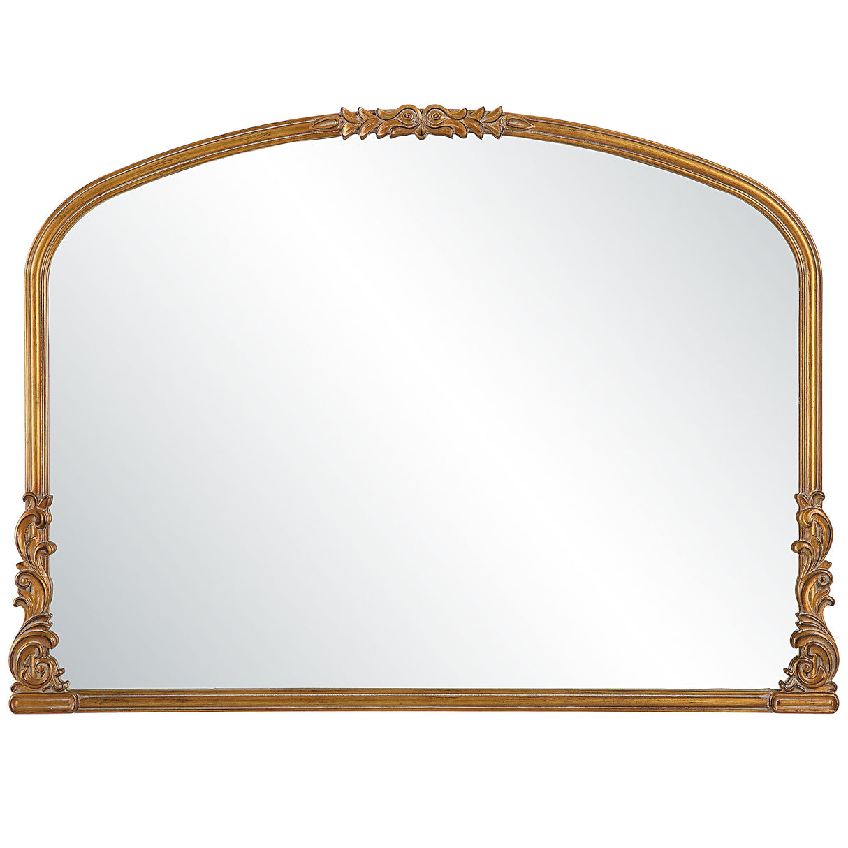 Baroque Style Mirror - Antique Gold