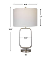 Table Lamp - Brushed Nickel