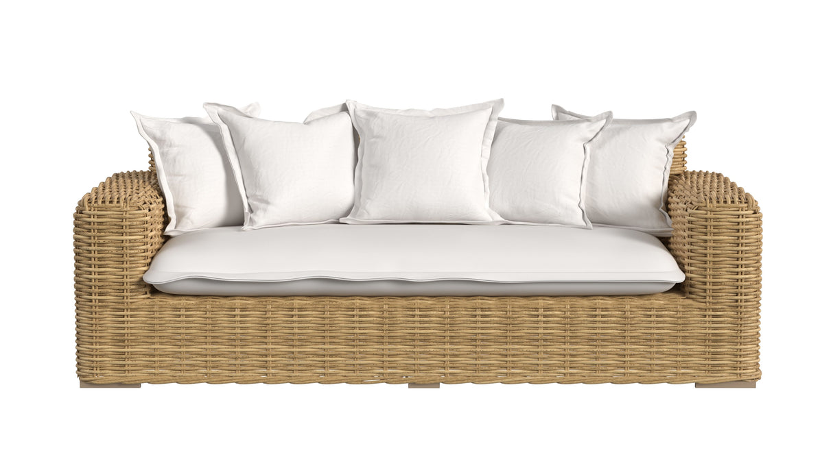 Playa - Loveseat - Light Brown / White