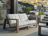 Mozambique - Loveseat - Beige / Dark Brown