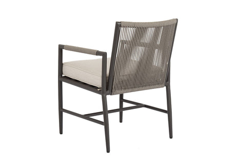 Pietra - Dining Chair, No Welt - Echo Ash / Dark Gray