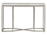 Signature Designs - Vara Console Table - White / Pearl Silver