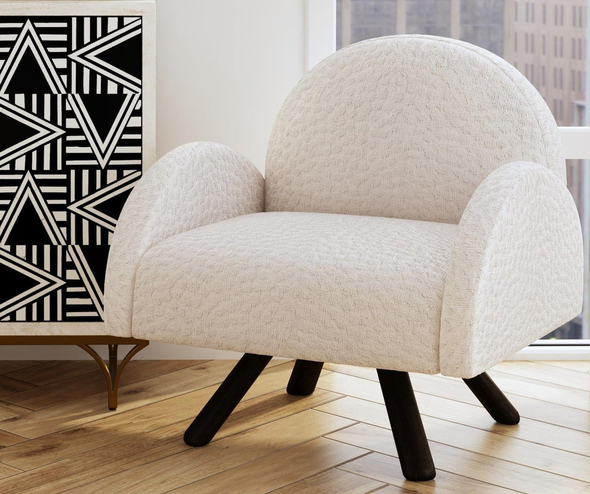 Myrtle - Accent Chair - White