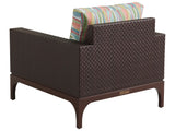 Abaco - Lounge Chair - Dark Brown / Green