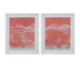 Coral Emotion - Framed Print (Set of 2) - Pink