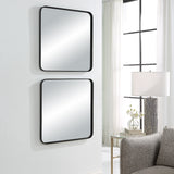 Mirror (Set of 2) - Satin Black