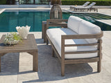 La Jolla - Sofa - White / Dark Brown