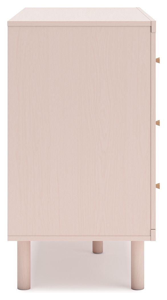 Wistenpine - Blush - Six Drawer Dresser