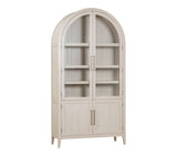 Fynn - Display Cabinet - Light Gray Oak