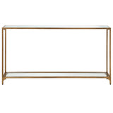 Console Table - Warm Gold