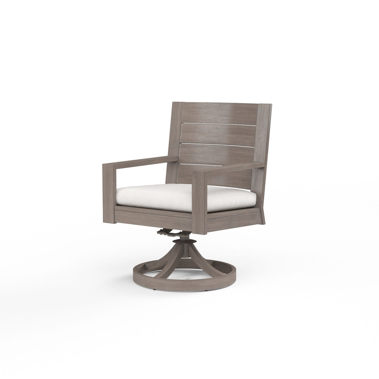 Laguna - Swivel Dining Chair - Driftwood